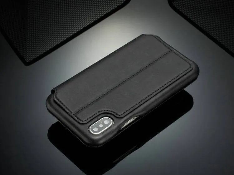 Fundas чехол для iphone 7 XR X XSMAX XS, роскошный флип-чехол для телефона, кожаная сумка для iphone 6, 6 S, 8 plus, чехол-книжка с подставкой для карт, задняя крышка