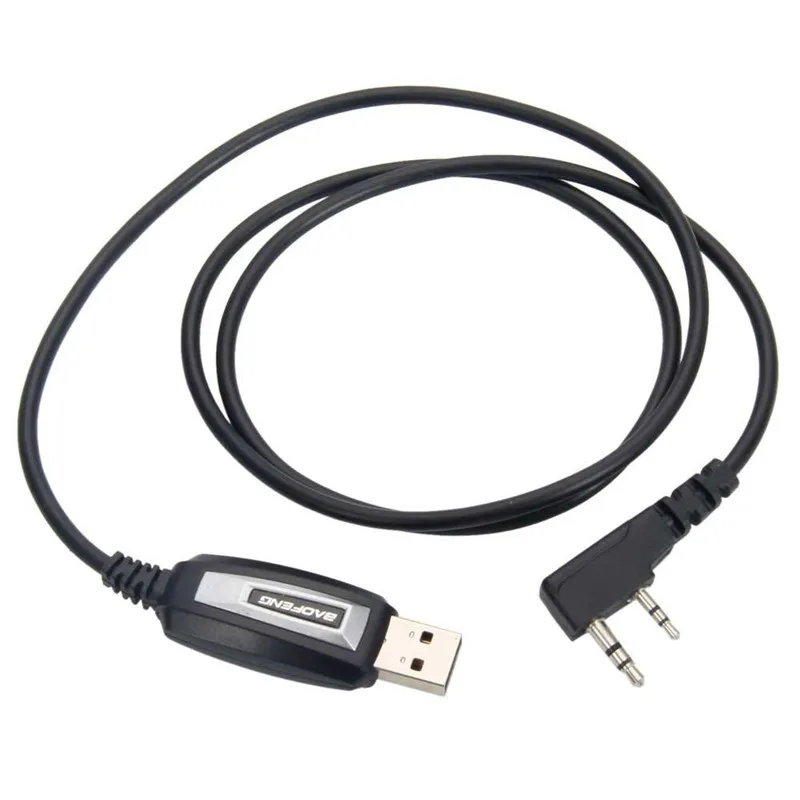 2Pin USB кабель для программирования с драйвером компакт диск рации Baofeng