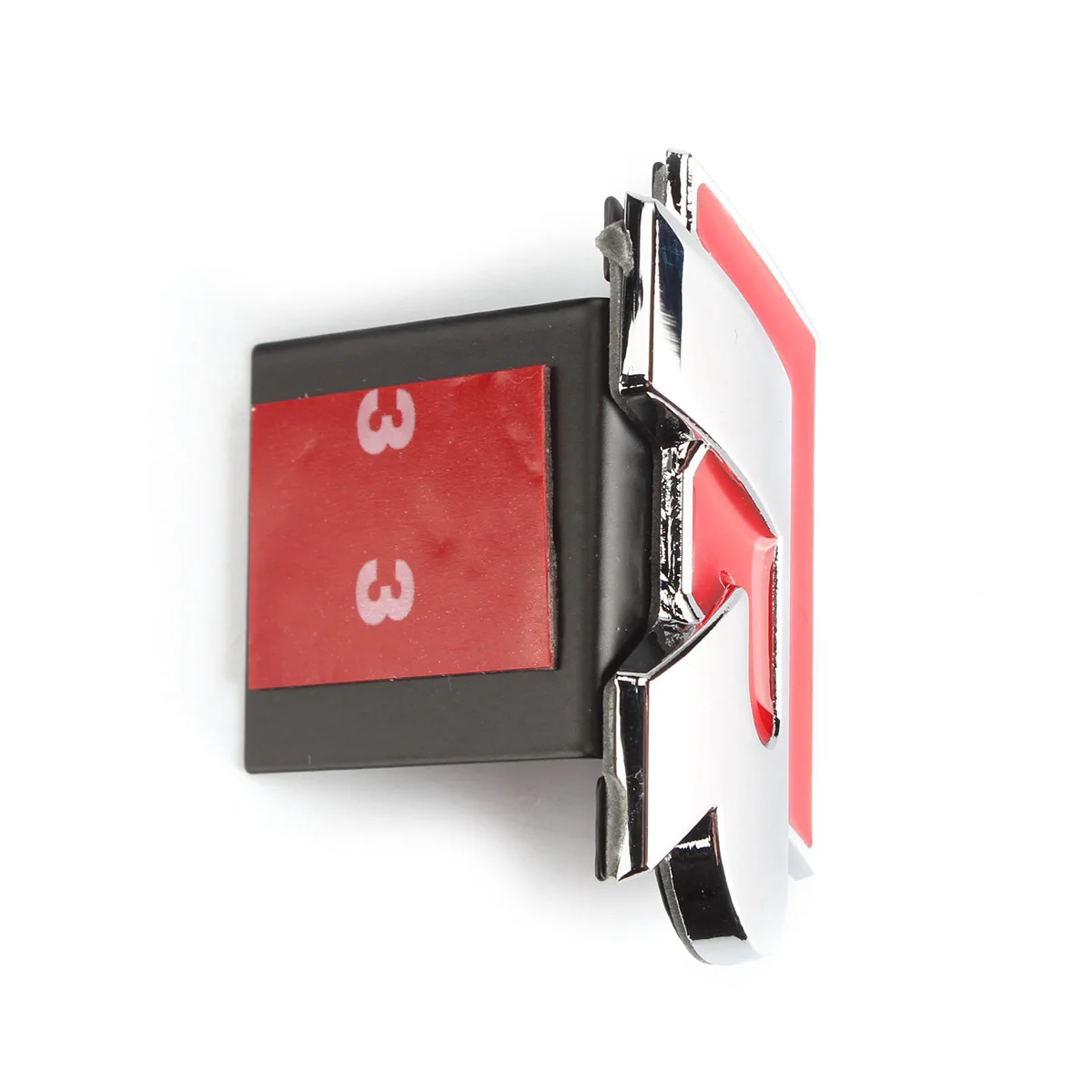 Передняя Хромовая красная R Line значка наклейка на гриль металлическая с