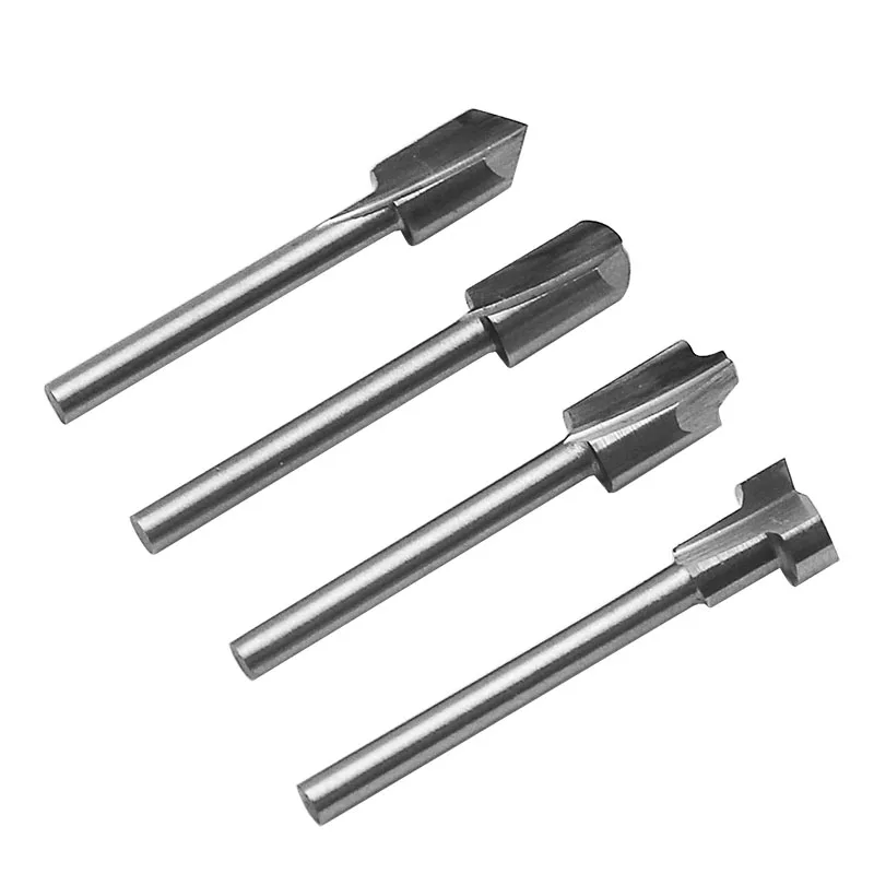 10 шт. 1/8 дюйма 3 мм хвостовик мини фреза подходит для Dremel Foredom набор роторных