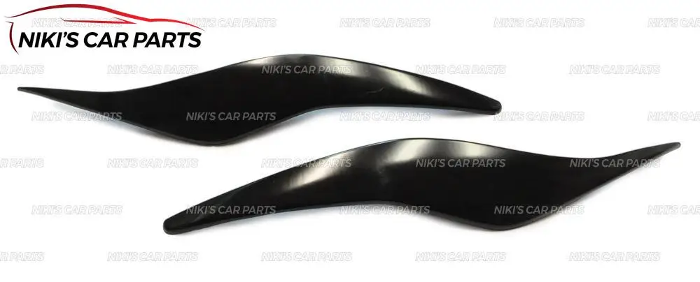 Eyebrows on headlights case for Ford Mondeo 2007-2014 ABS plastic cilia eyelash molding decoration car styling tuning | Автомобили и