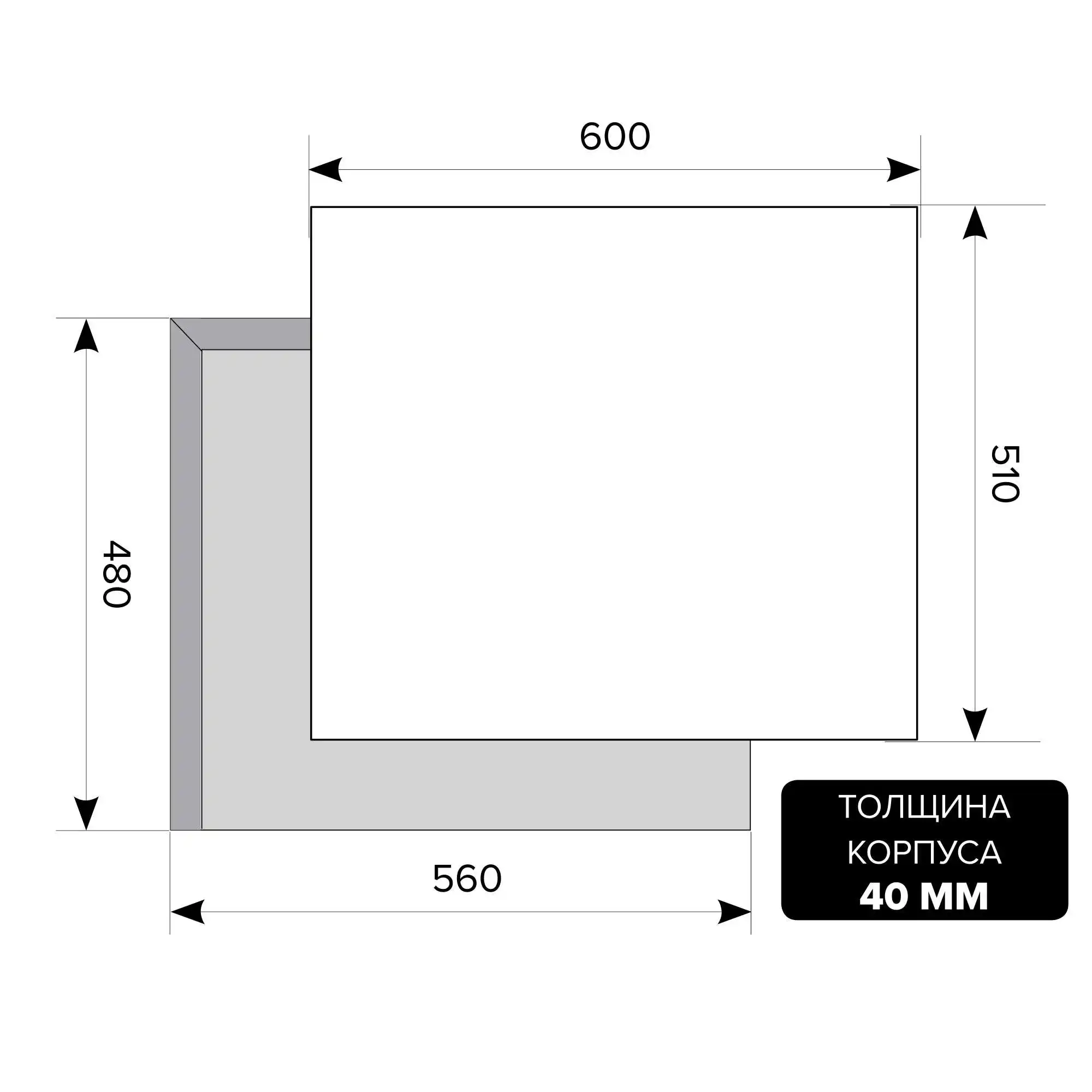 LEX GVG 641 WH газовая панель