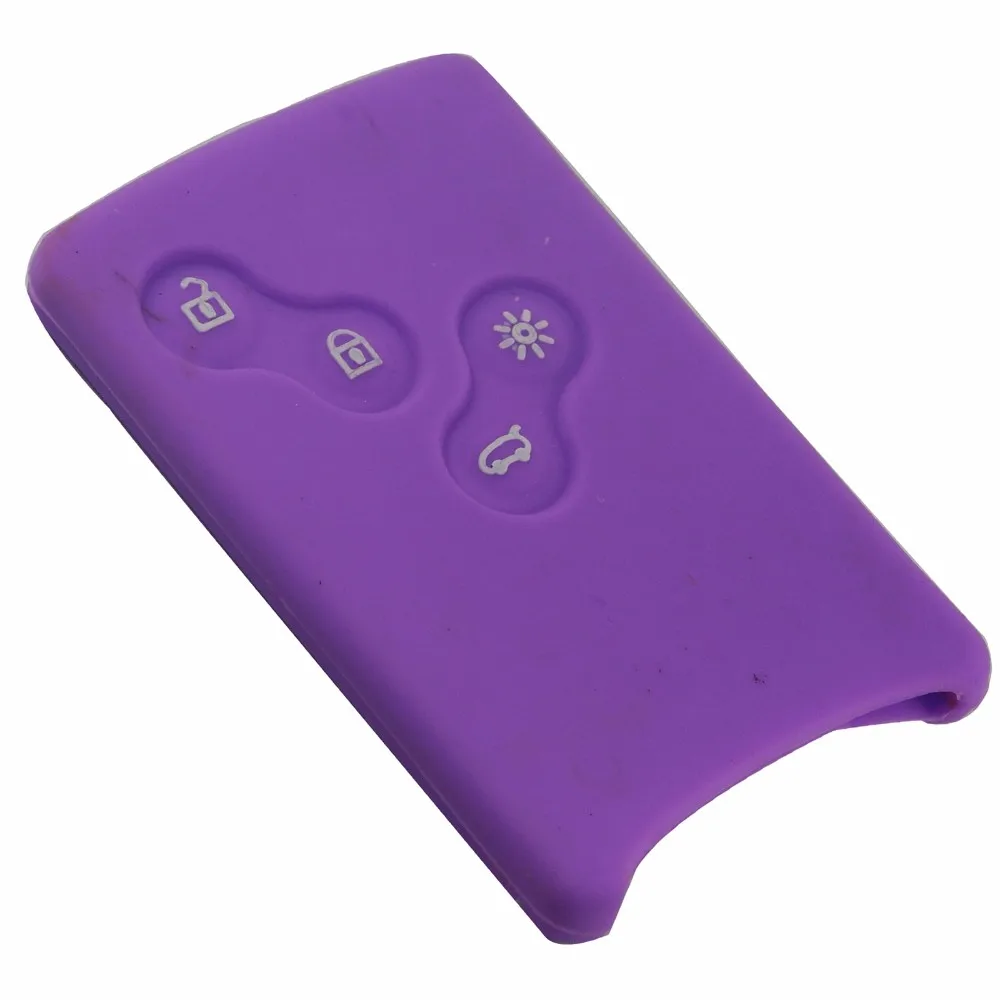 Sailnovo 4 кнопки Автомобильный ключ силиконовый чехол протектор держатель для Renault