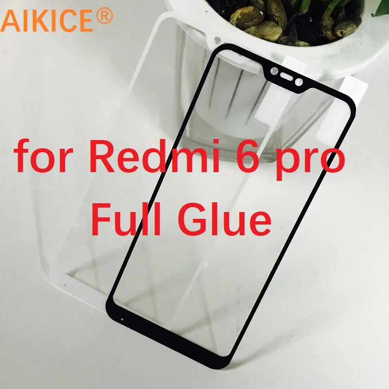 Redmi 6 Pro закаленное стекло HD Прозрачная полная Защита экрана для Xiaomi Redmi 6 Pro закаленное стекло полная клейкая защитная пленка