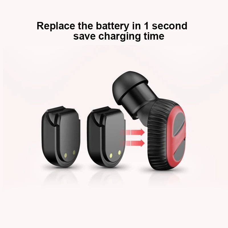 Мини Bluetooth беспроводные наушники спортивные наушники Blutooth наушники Handsfree наушники гарнитура вкладыши футляр для наушников для телефона