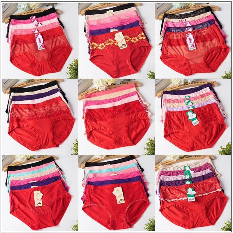 

10 Packs/Lot Sexy Women Brief Panties Multi Fashion Style Lady Girls Briefs Panty Knickers Lingerie Underwear Free Shipping Cost