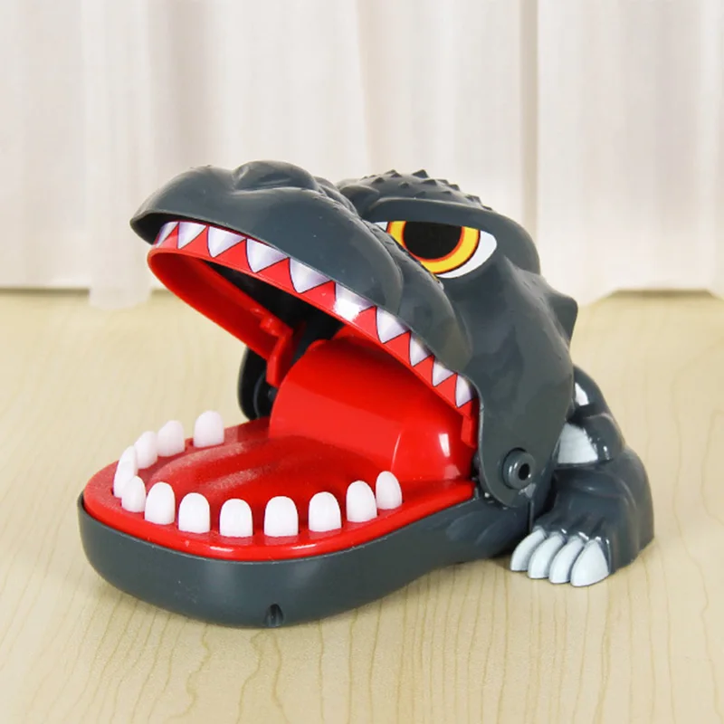 Серия игрушек и розыгрышей в виде кусающего динозавра шутки веселая офисная