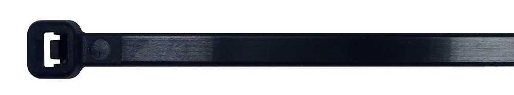 Многофункциональные кабельные стяжки ZHEJIN Black 8 дюймов 40 фунтов 100 шт. в упаковке УФ