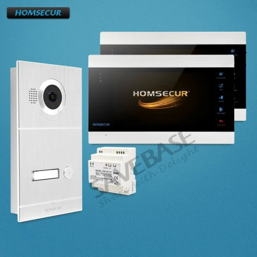 Проводной видеодомофон HOMSECUR система телефонных звонков 7 дюймов 1 3 МП с