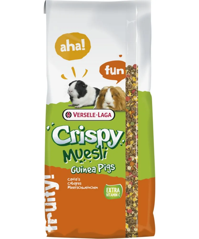 VERSELE LAGA корм для морских свинок Crispy Muesli Guinea Pigs с витамином 20 кг|Принадлежности