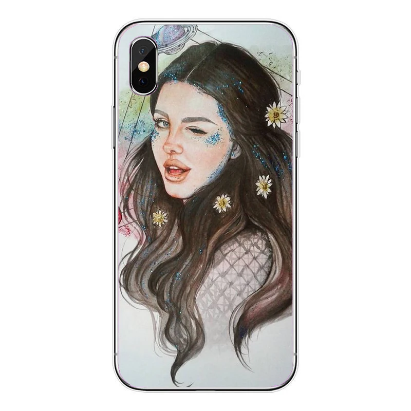 Сексуальная Певица модель Lana Del Rey телефон Жесткий ПК чехол для Iphone 7 6 6S 8 Plus 5S SE X 11Pro