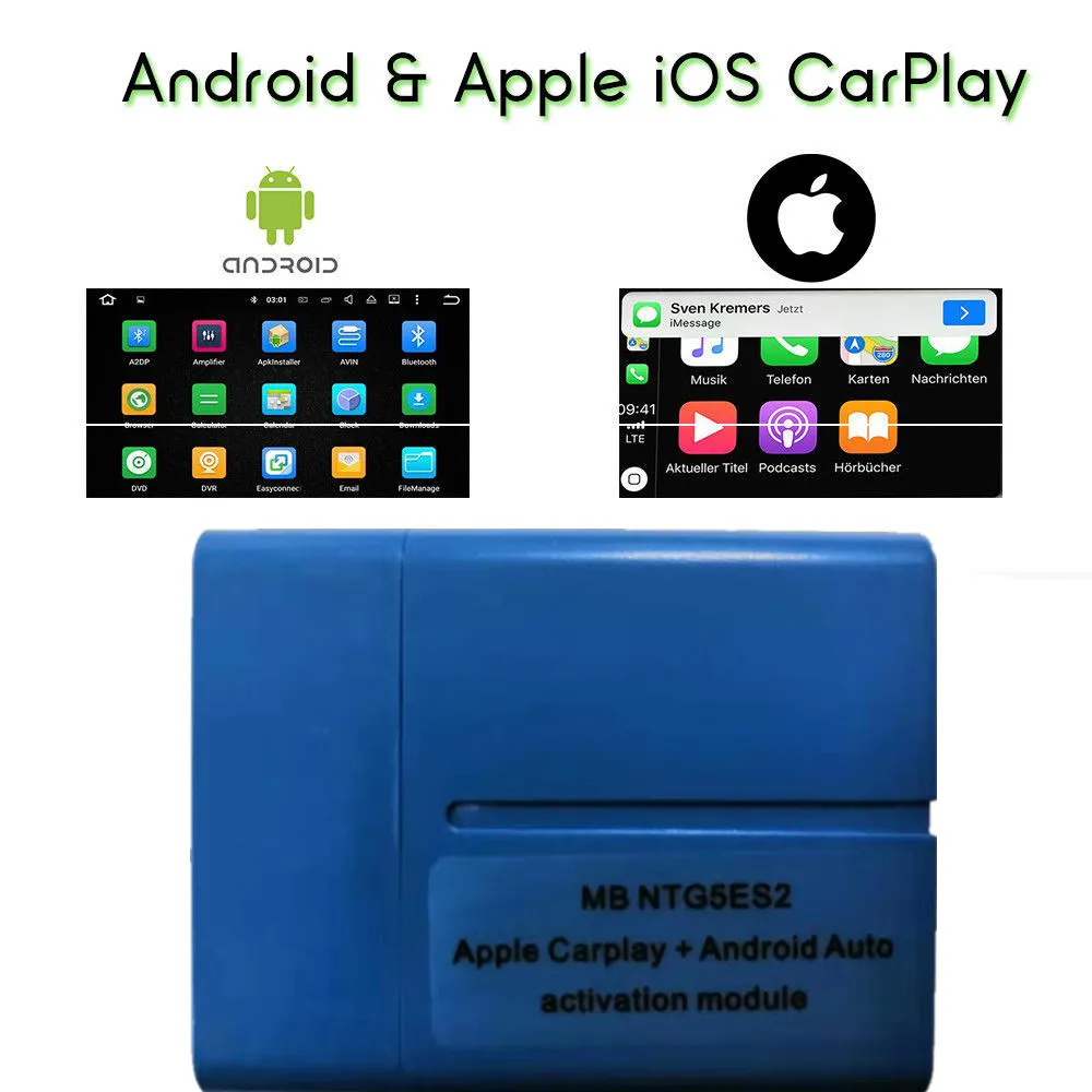 Для Mercedes CarPlay Android автоматическая активация через OBD W205 c-класс W253 GLC