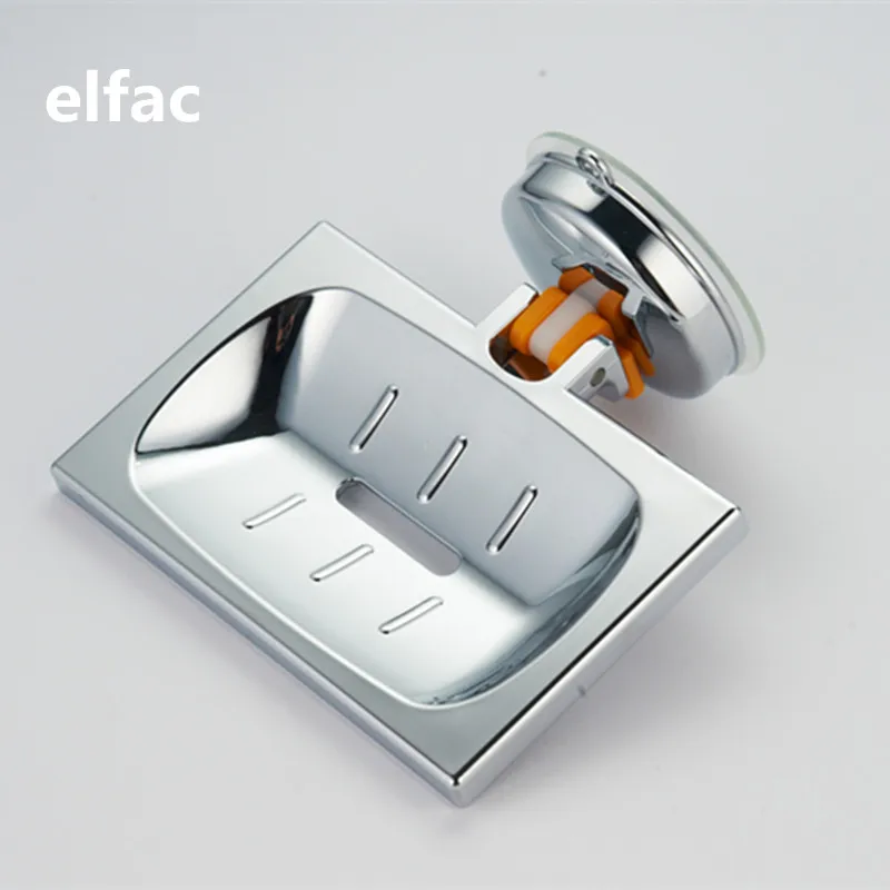 Elfac круглый квадратный Форма Мыло блюдо держатель Пластик гальваническим