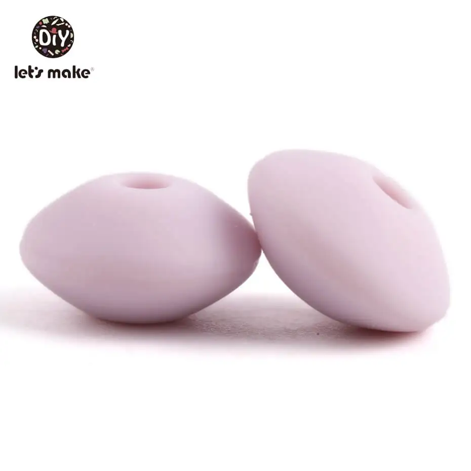 candy purple Чечевица силиконовый Прорезыватель 12 мм 40 шт Силиконовые Бусины DIY бусины-прорезыватели ожерелье для кормления пищевые силиконовые счеты бусины давайте сделаем - Цвет: candy purple