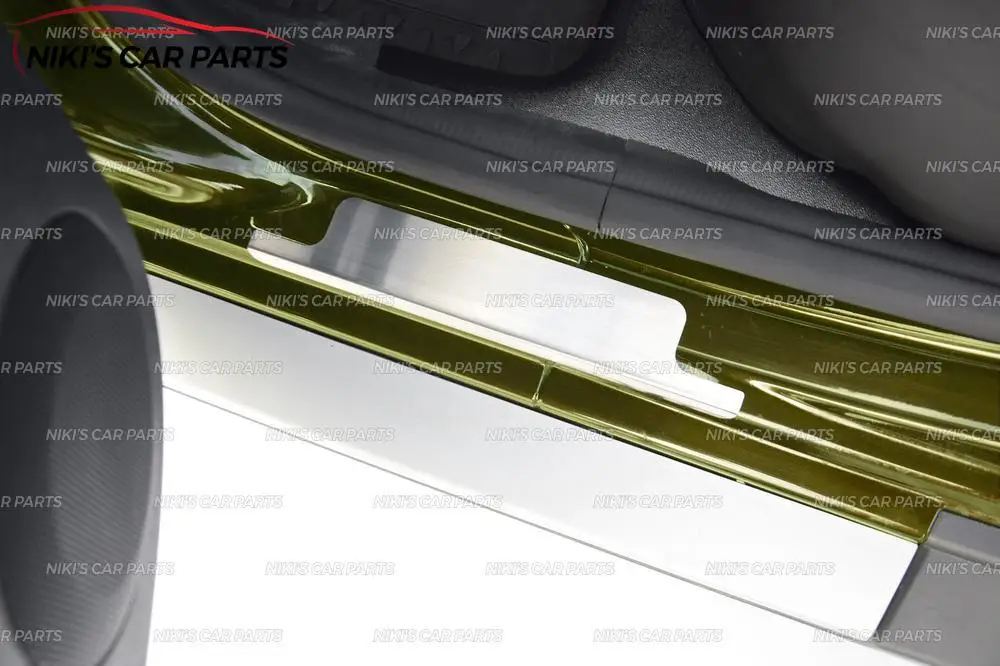 Накладки на пороги для Renault Duster/Logan/Sandero/Kaptur, 4 шт., аксессуары для отделки, защита, украшение для стайлинга автомобилей