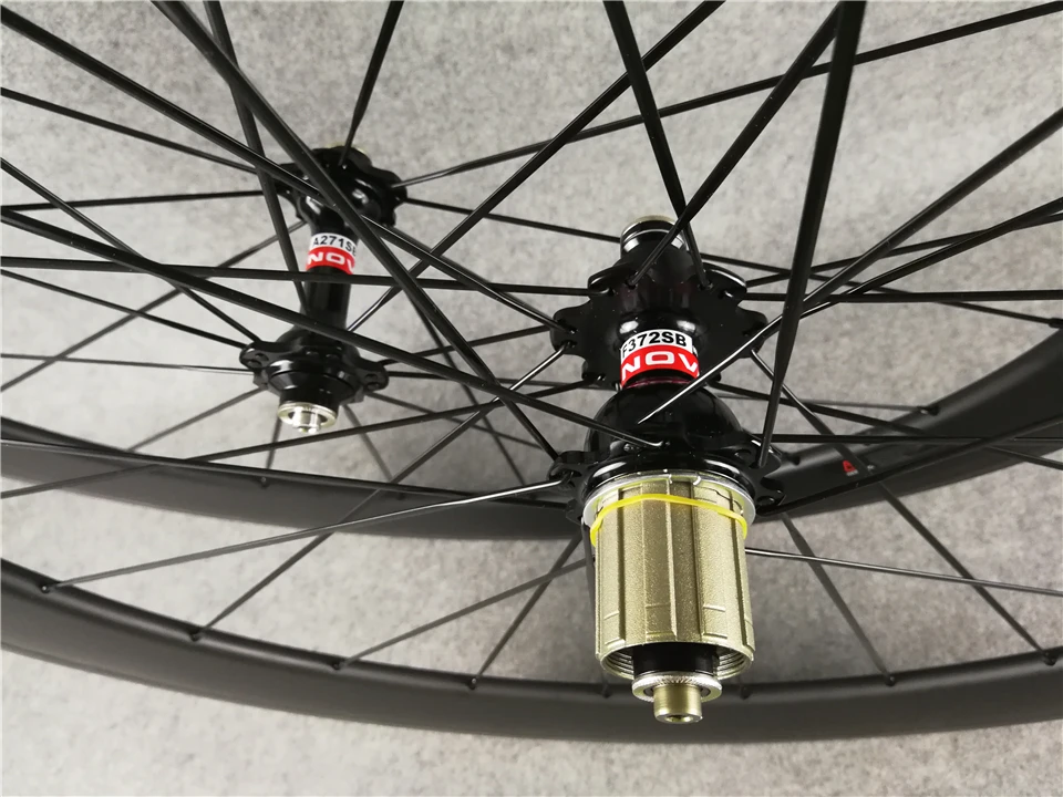 UD Matte 700c коляска 60 мм Углеродные дорожные велосипедные колеса с шириной 23 Novatec A271