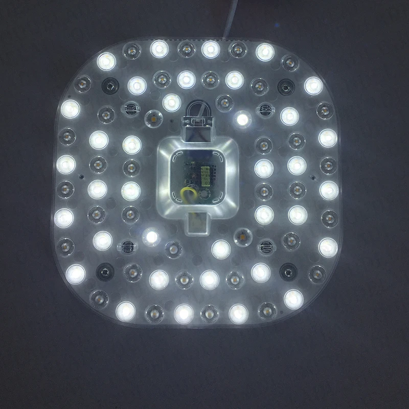 Круглый светодиодный потолочный светильник сменная пластина панель SMD2835 модуль