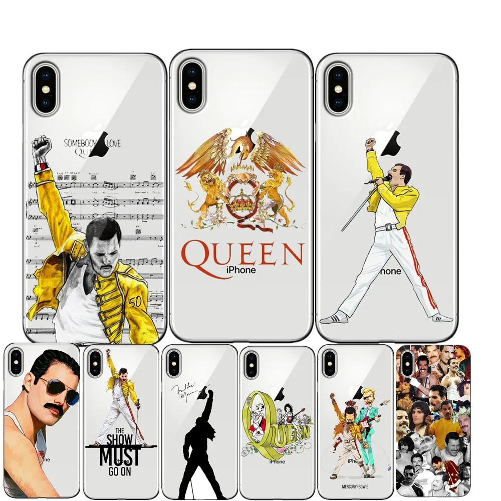 Фредди Меркури Queen band Силиконовый мягкий чехол для телефона из ТПУ Apple iPhone5 11 11PRO MAX