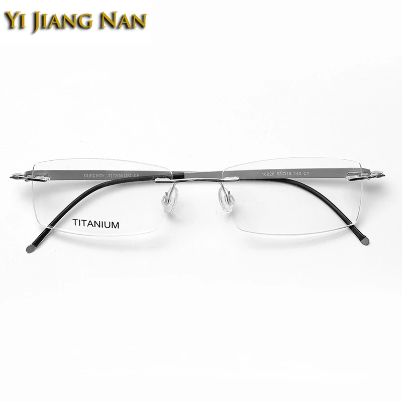 Titanium Prescription Glasses Men Rimless Top Quality New Arrival Frameless Eyewear lunettes de vue femme |