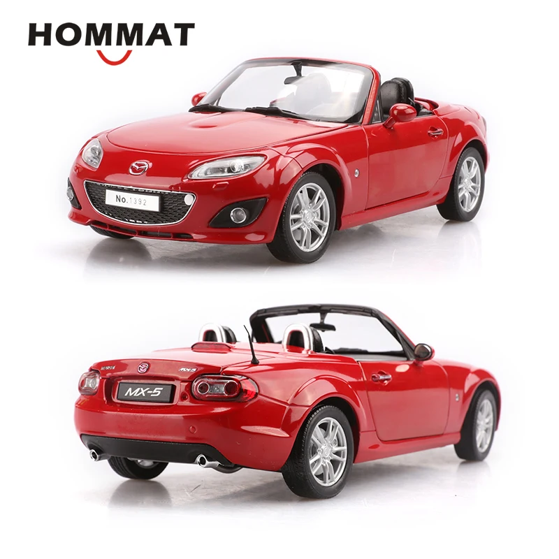 Домашний коврик имитация 1:18 весы Mazda MX 5 Cabriolet из сплава литая под давлением модель