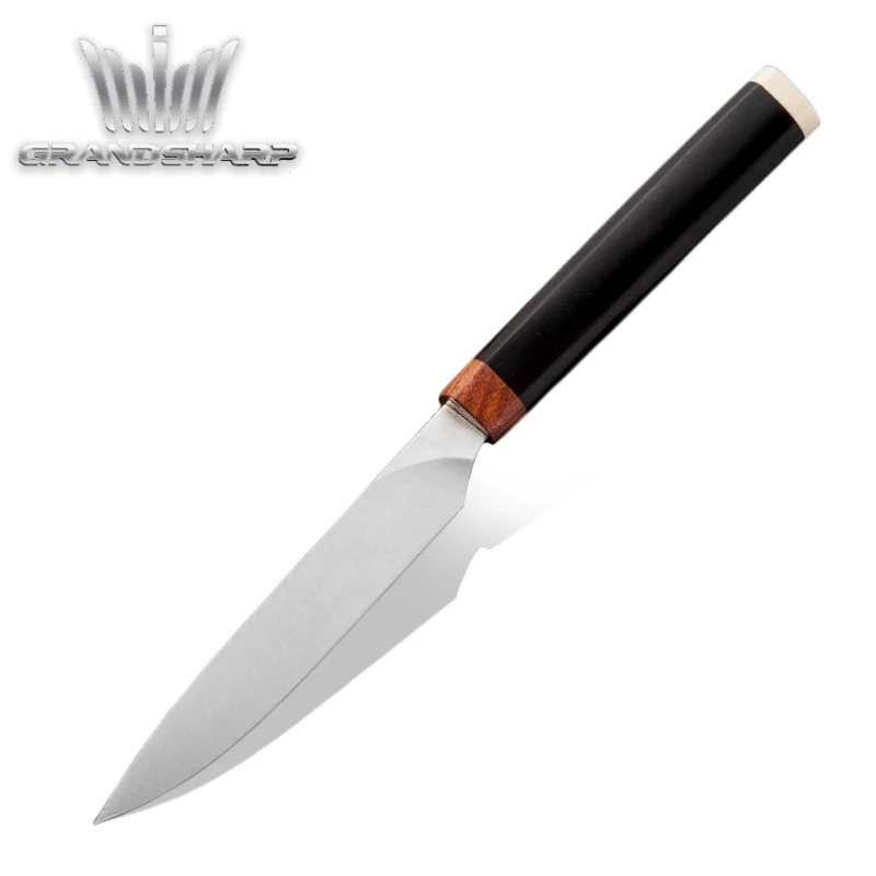 

Hunting knife 4.5" utility Knife Chef Cooking Tools BBQ Camping Outdoor Stainless Steel Knives Steak Tomato Slicing Gadgets NEW