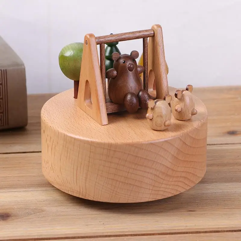 Ballerina Typewriter Spieluhr Carillon Scatole Musicali Carrossel Note Wooden De caja Musical Boite A Musique Musica Music Box | Дом и сад