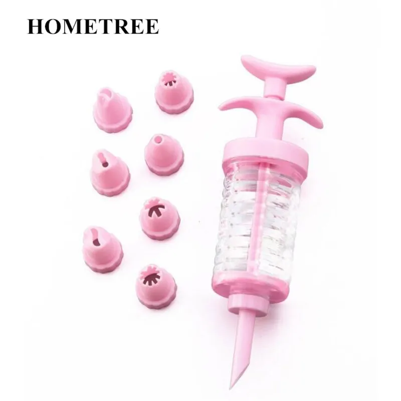 

HOMETREE New Nozzles Set Tools Dessert Decorators Cake Decorating Icing Piping Cream Syringe Tips Muffin Cake Pastry Pen H285