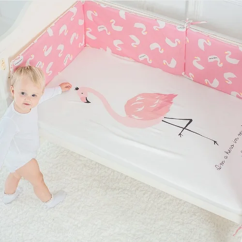 Детский матрасный чехол для детской кроватки из чистого хлопка, милые детские простыни с рисунком, детские постельные принадлежности, рекв... от AliExpress WW