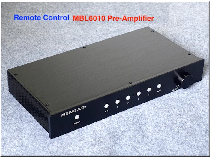Wailiang Breeze аудио имитированный MBL6010D Предварительный усилитель с пультом дистанционного управления HIFI EXQUIS полный баланс MBL6010 предусилитель