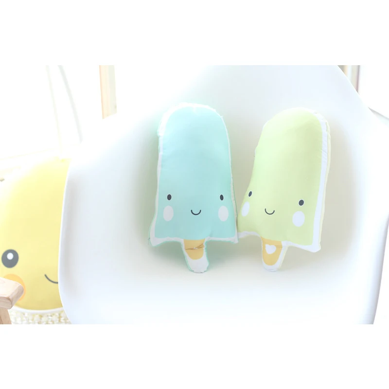 Подушка для мороженого Kawaii летняя мягкая плюшевая подушка автомобиля дивана