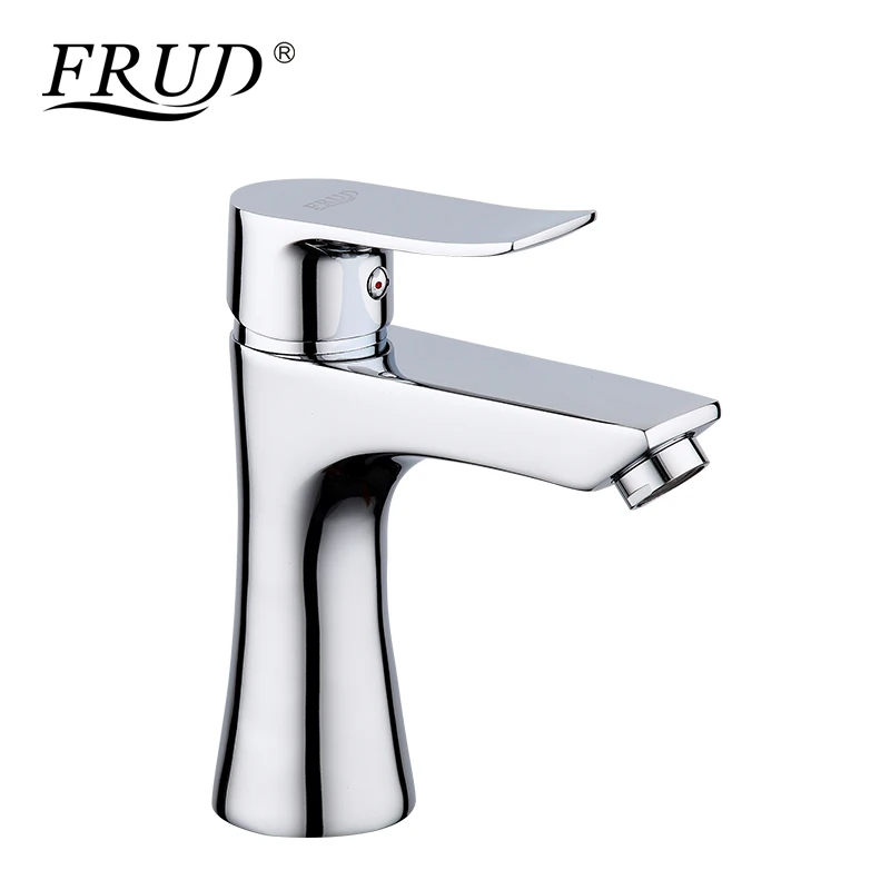 FRUD Новый 1 комплект смесители для умывальника с одной ручкой смеситель ванны