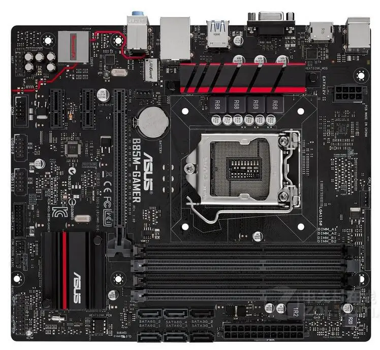 Разъем LGA 1150 для ASUS оригинальная б/у настольная плата Intel H81 DDR3 USB3.0 SATA3 B85M