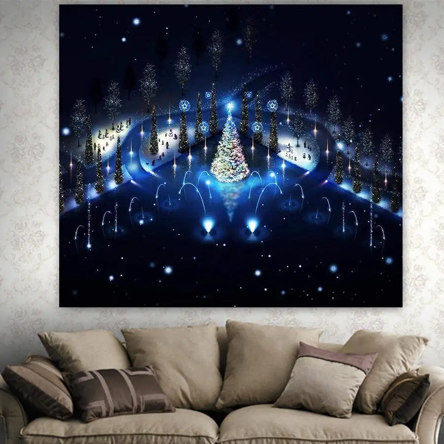 4 Imandale Merry Christmas HippieTapestry настенные Висячие плотные гобелены для дома и жизни декоративная настенная наклейка Рождественский домашний декор - Цвет: 4