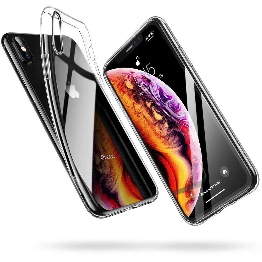 Ультратонкий Прозрачный мягкий ТПУ чехол для iPhone SE 5 5S 6 S 7 8 Plus тонкий прозрачный
