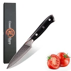 Нож GRANDSHARP из дамасской стали, 3,5 дюйма, VG-10 дюйма, Ручка G10