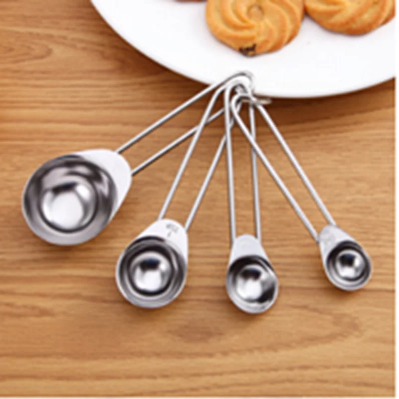 5 шт./компл. складные мерные чашки и ложки из нержавеющей стали набор для выпечки