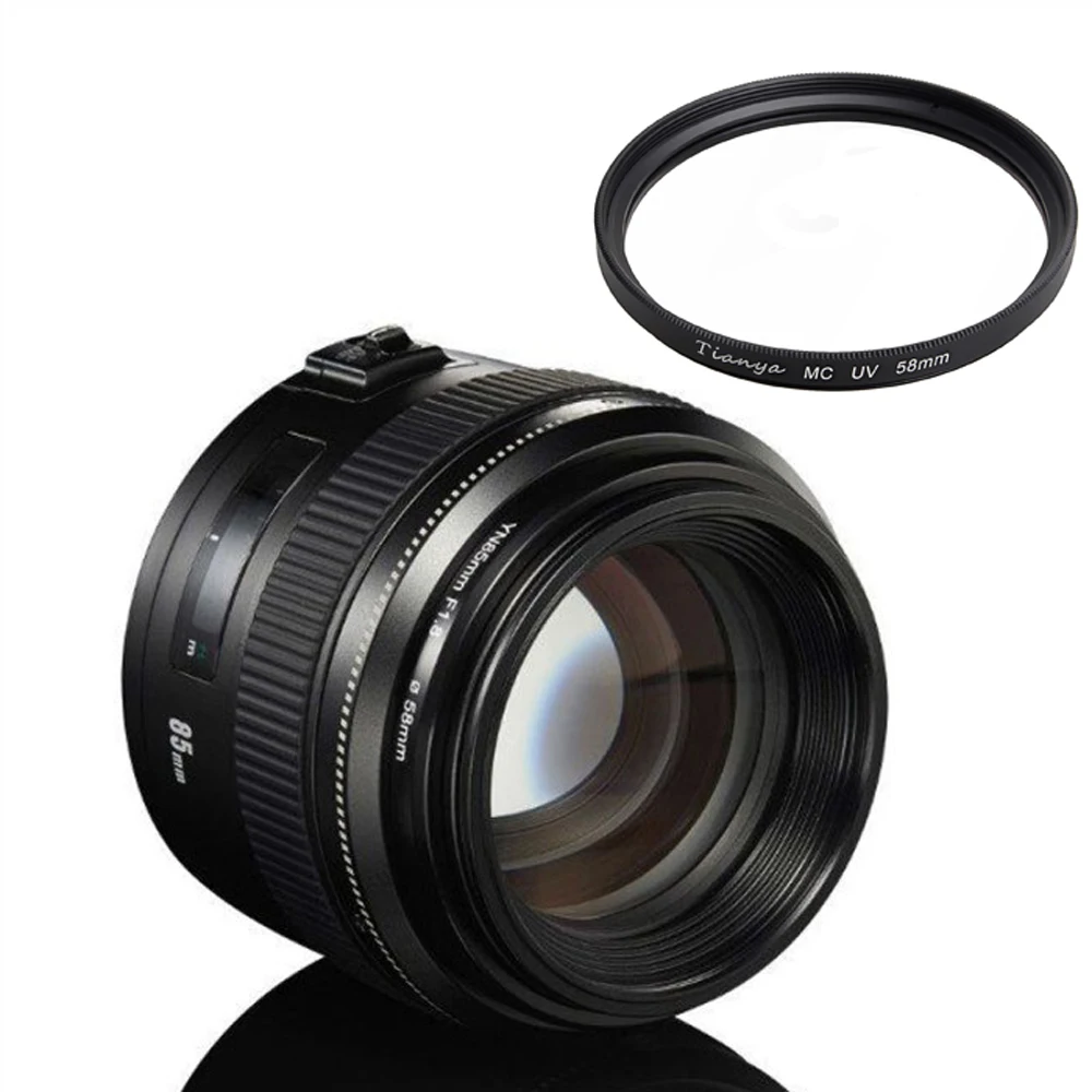 YONGNUO 85 мм F1.8 полнокадровая линза с автофокусом средняя телефото Prime фиксированным