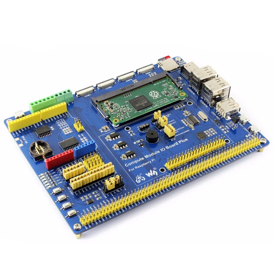 ShenzhenMaker Store Raspberry Pi Compute Module 3 Development Kit Type B с CM3 IO Board Plus 7 дюймов HDMI LCD | Компьютеры и