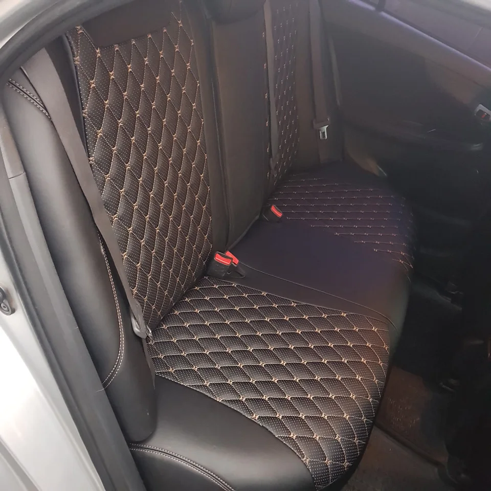 Для Toyota Corolla E150 2007-2013 Модельные авточехлы из экокожи (Модель Байрон) | Автомобили и