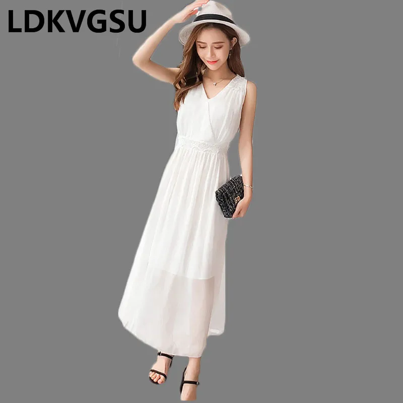 Новинка 2018 женская летняя одежда для отпуска пляжные платья с v образным вырезом