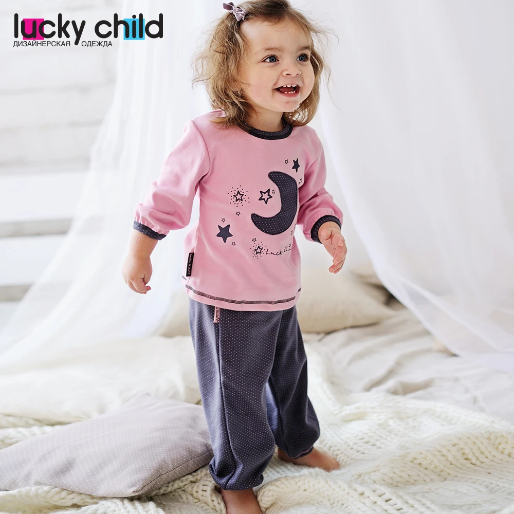 Пижама Lucky Child для девочек (12M 24M) [сделано в России доставка от 2 х дней]|Комплекты