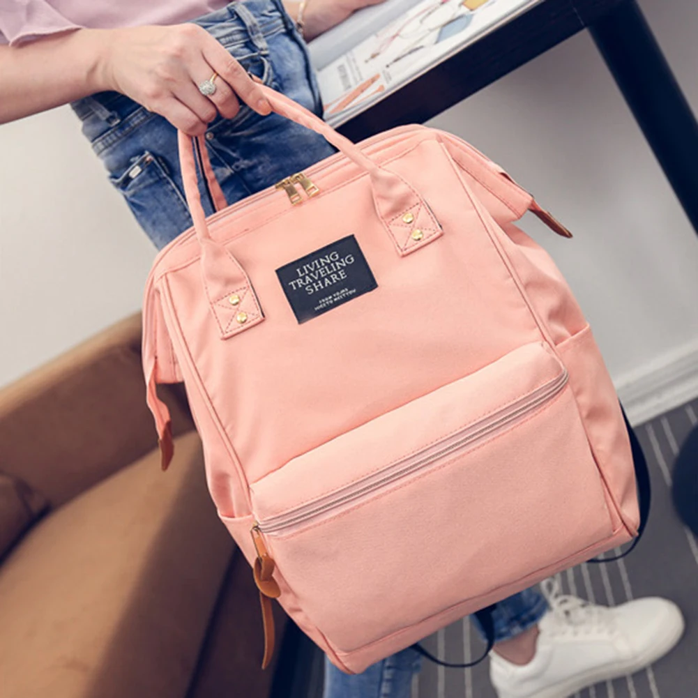 

Women Bag Backpack For Teenagers Girls Student Canvas Preppy Style Travel Satchel Rucksack Laptop Shoulder School Bag Handbag