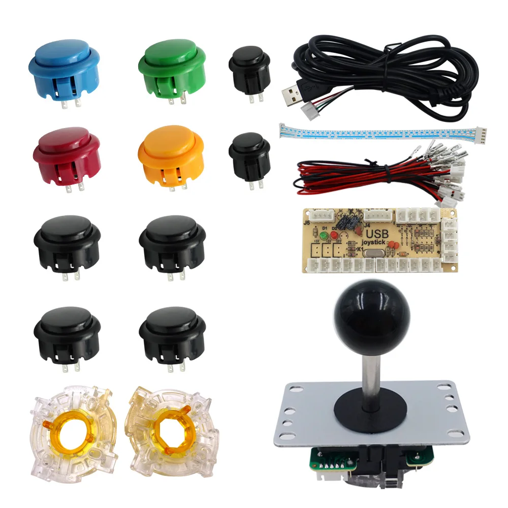 Аркадный контроллер с нулевой задержкой SJ @ JX аркадная кнопка Raspberry Pi USB