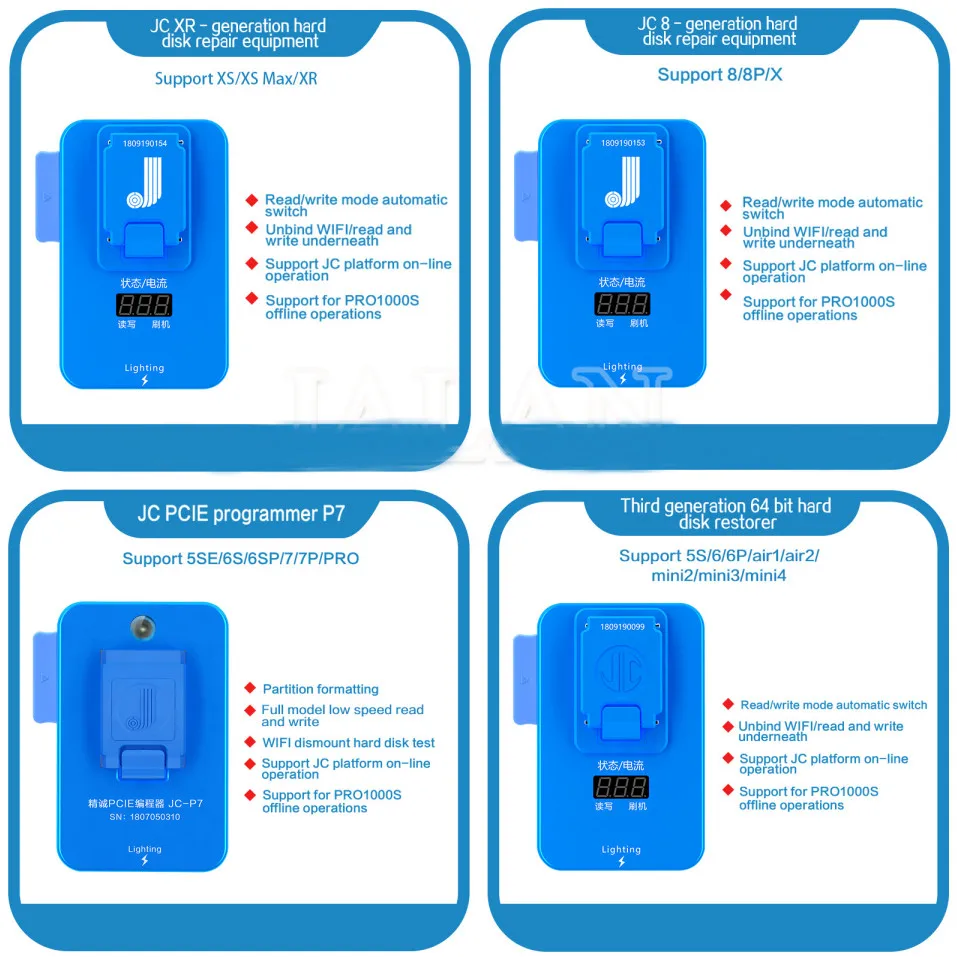 Плата JC NAND generation для ремонта жестких дисков чип чтения Pad iP флеш память IC