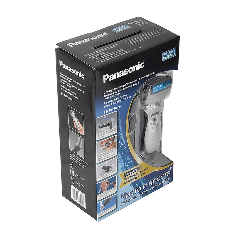 Электробритва Panasonic ES-RW30CM520 для сухого/влажного бритья | Бытовая техника
