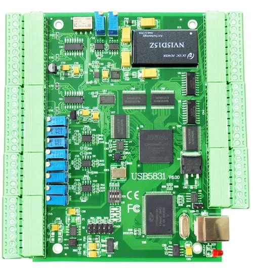 USB DAQ карта сбора данных 16SE/8DI 4-канальный 12-разрядный D/A 13DI/DO Аналоговый Цифровой