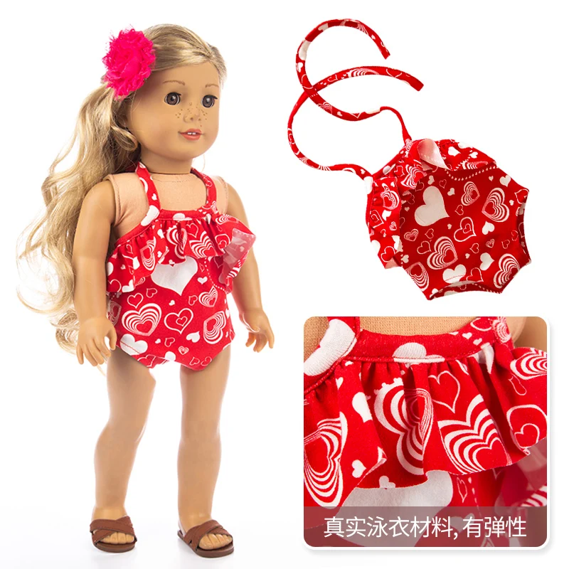 Born New Baby подходит для 18 дюймов 40-43 см кукольный клевер фламинго торт красная губа