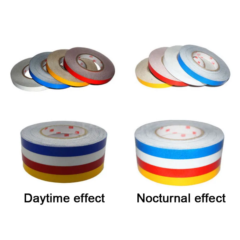 3 см * 45 м светоотражающие наклейки пленки предупреждение отражатели ленты
