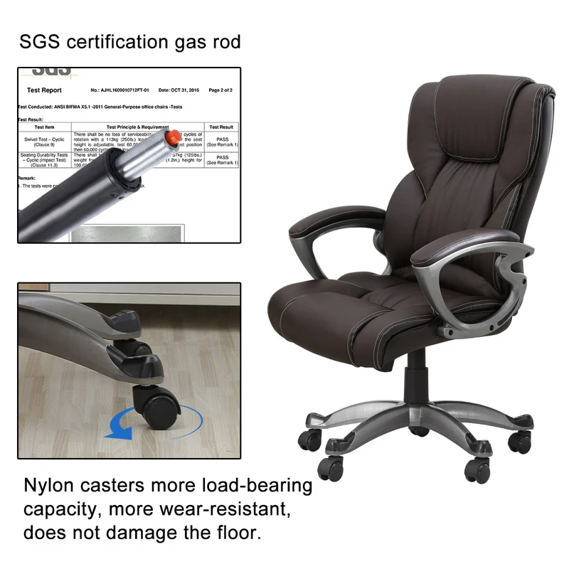 Seatingplus стул с высокой спинкой для домашнего офиса кожаный компьютерный стол