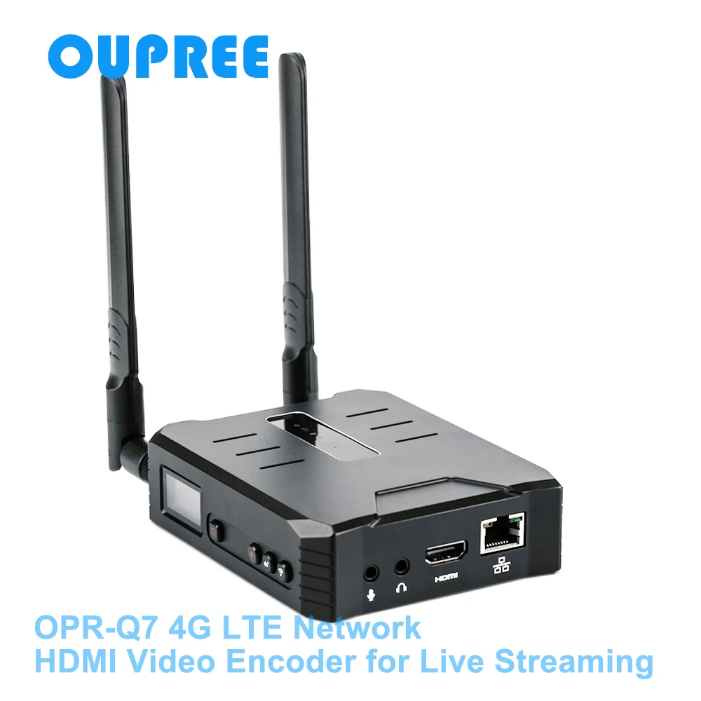 Oupree OPR Q7 4G LTE HDMI видеокодер для прямой трансляции в YouTube Facebook Twitte через IP/4G SIM